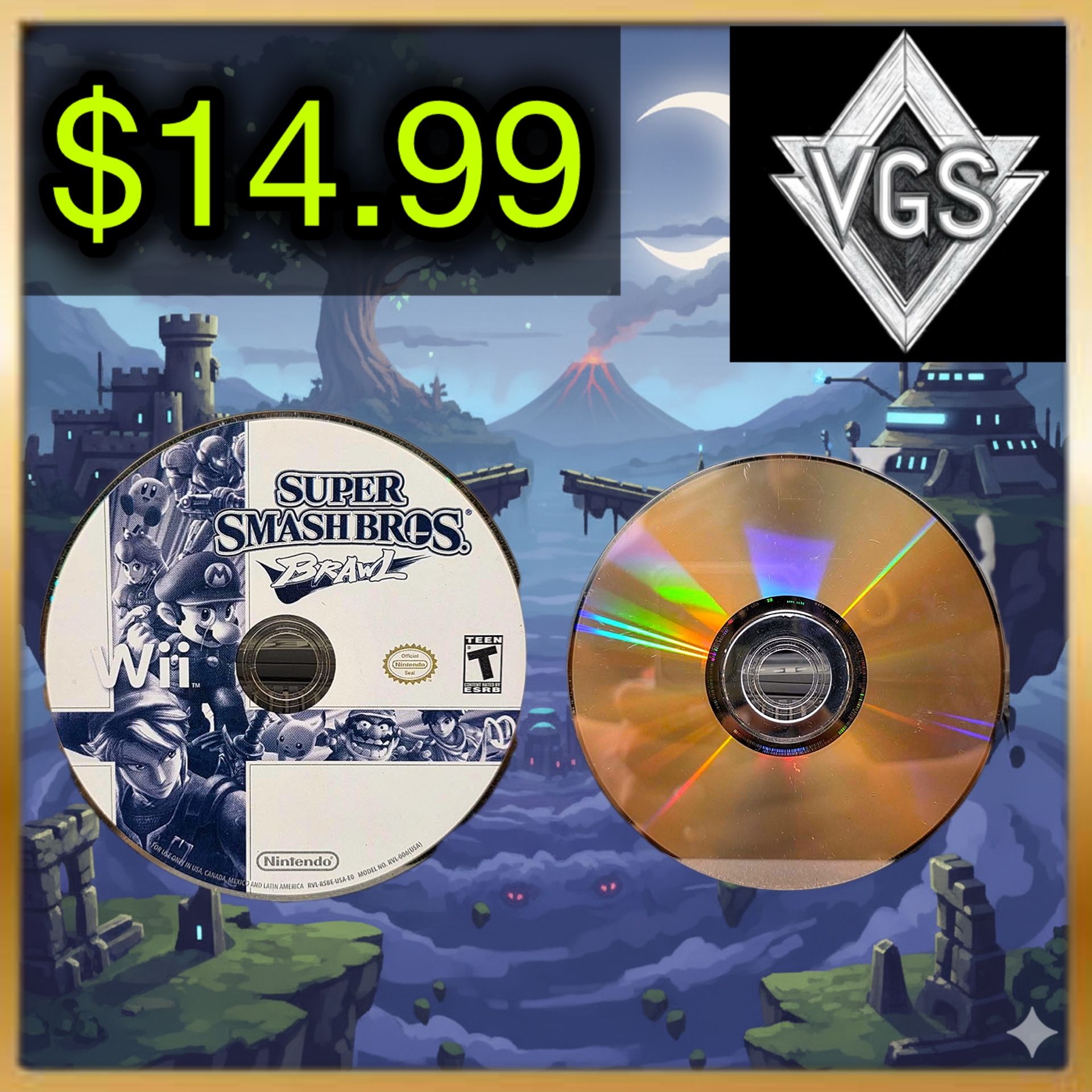 *VINTAGE* Super Smash Brawl (Nintendo Wii, 2008)