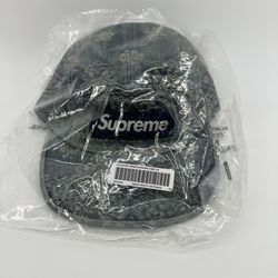 Supreme Blue Faded Denim Hat 