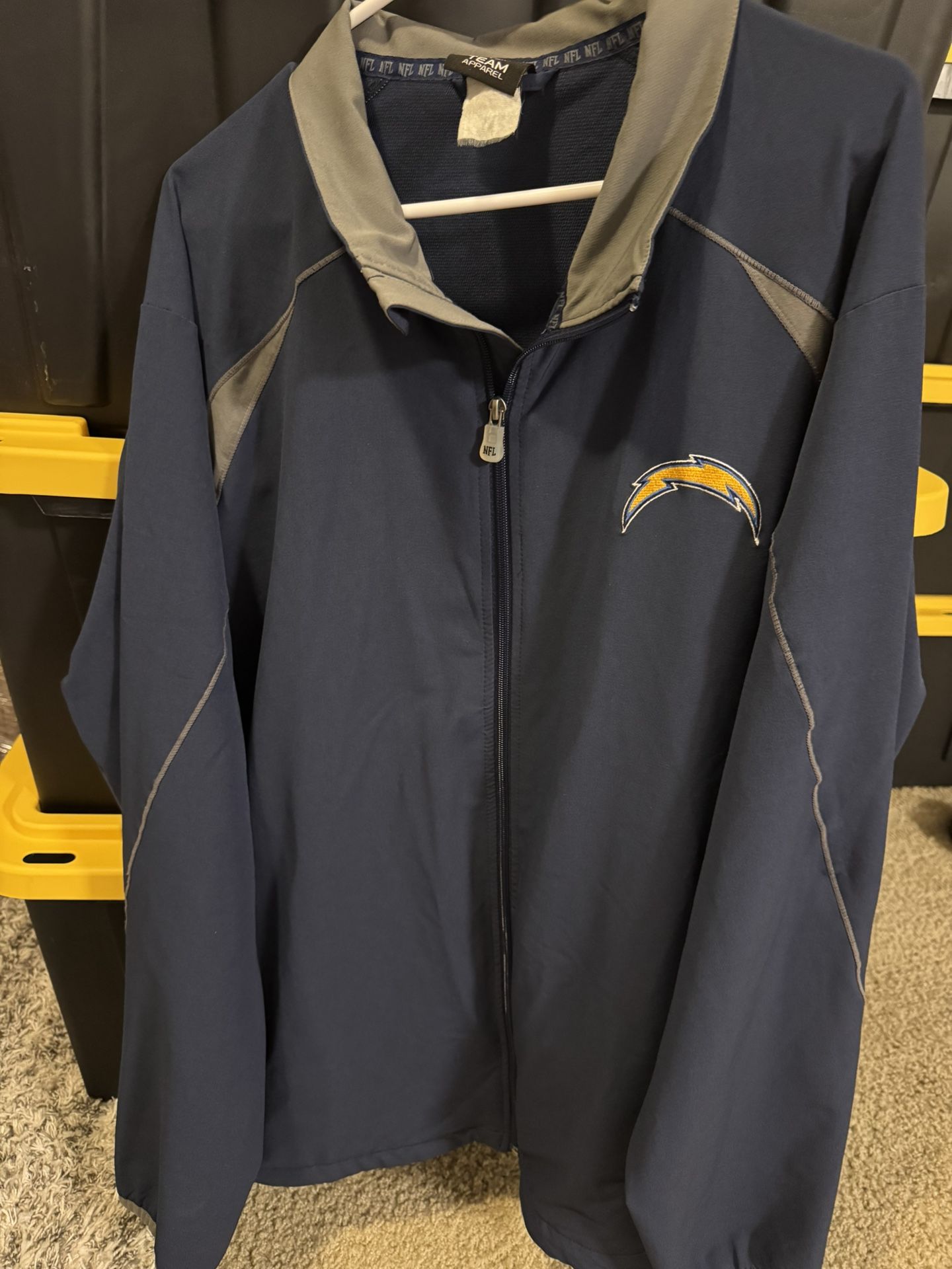 2XL Los Angeles Chargers On Field Jacket