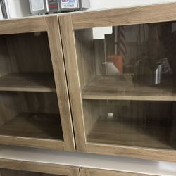 IKEA BESTA TV unit Wooden Cabinet with Shelves