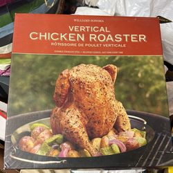 Brand New Vertical Chicken Roaster-Williams and Sonoma 