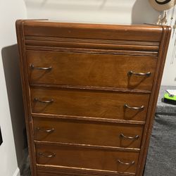 Solid wood antique dresser
