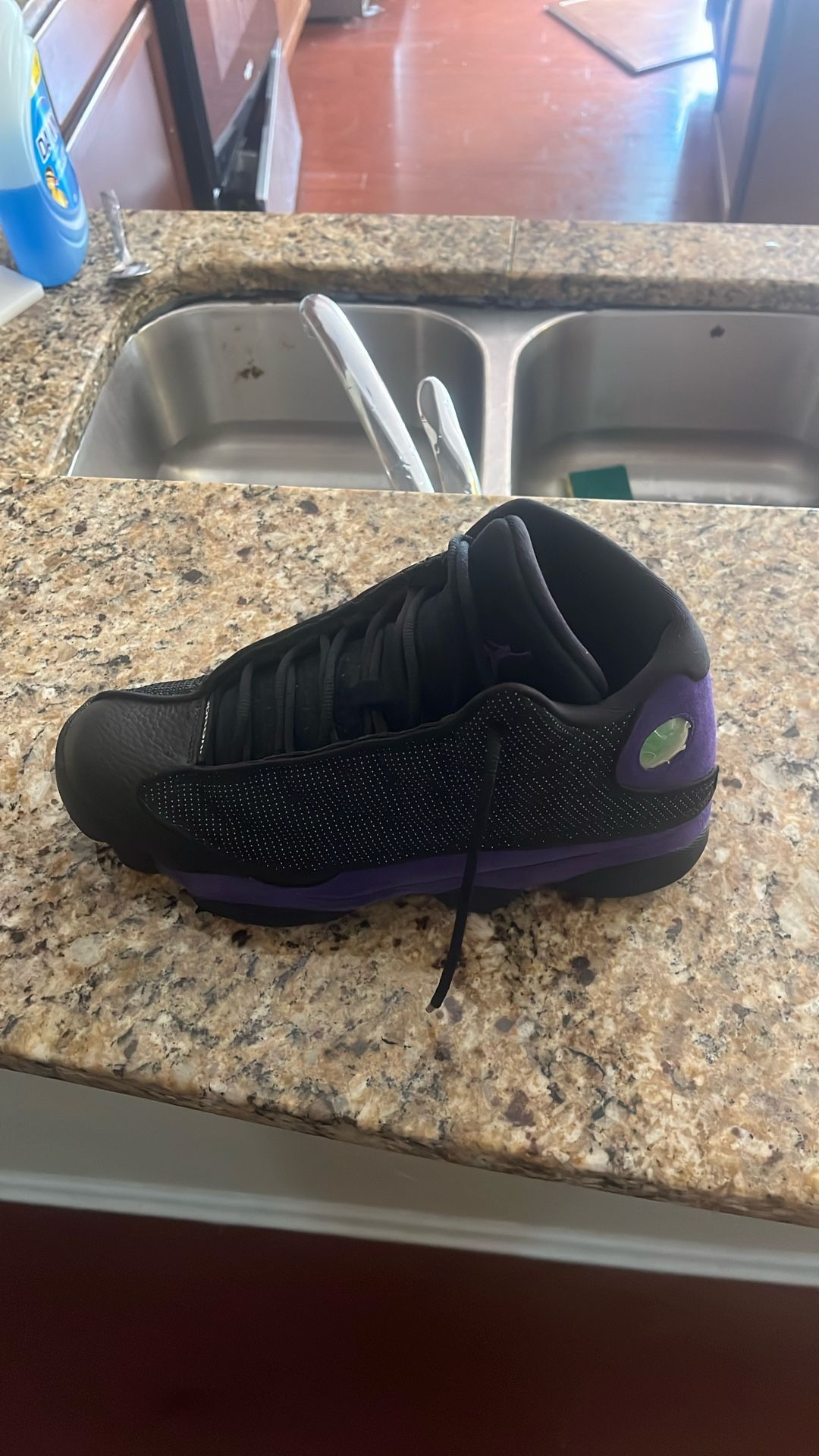 Jordan 13 Black And Purple