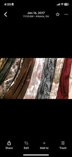 Curtains Drapery - Size 52" X 96" Rod Pocket