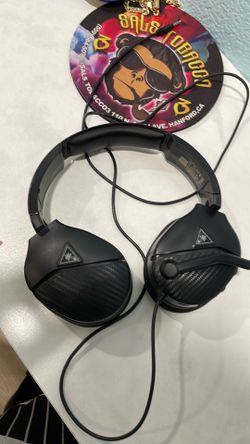 turtle beach headphones all black new