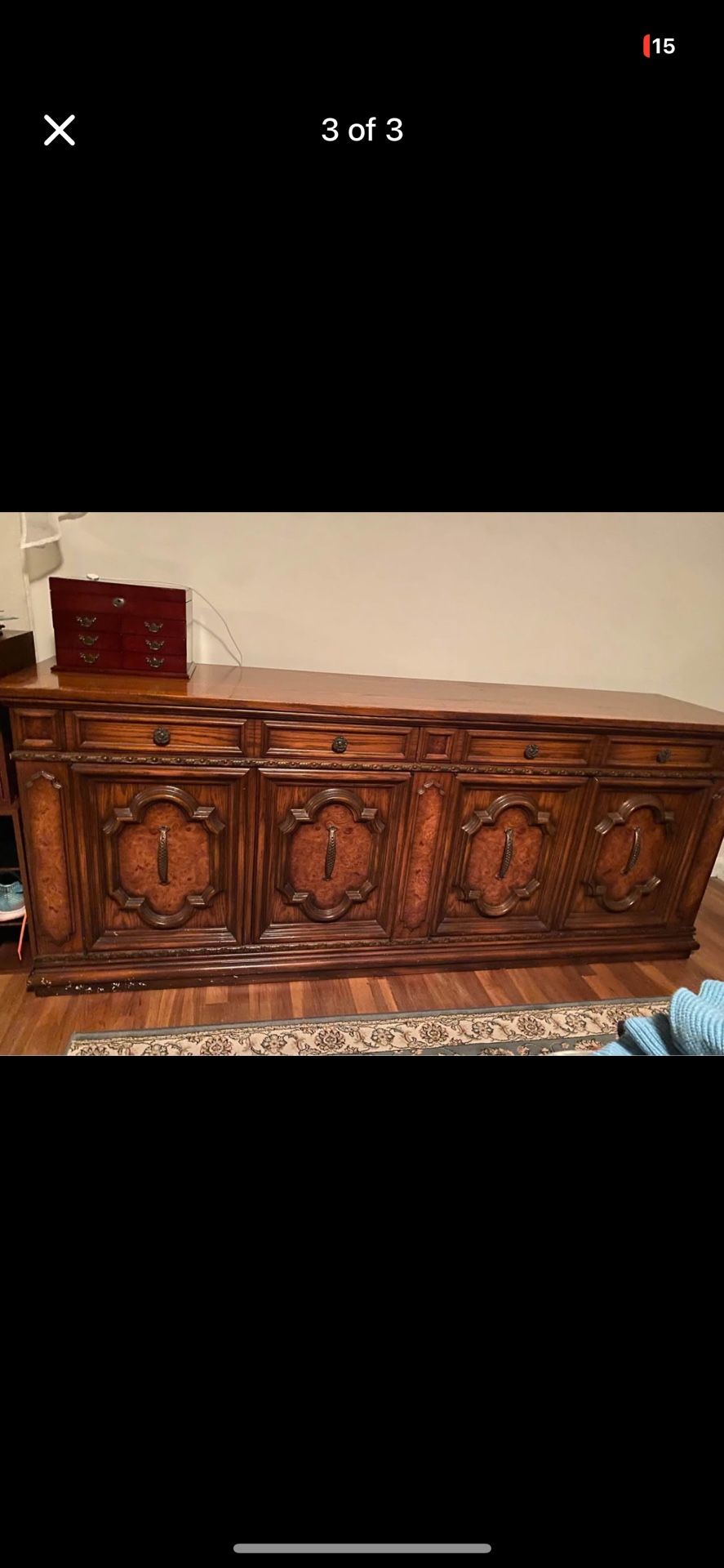 Wood Dresser And Armoire Free Delivery 