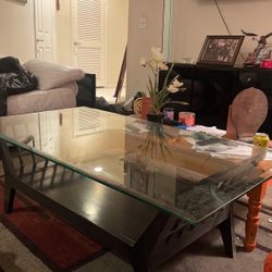 glass table