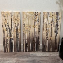 Autumn Birch Paintings