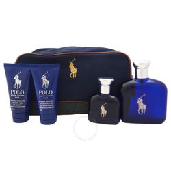 RALPH LAUREN - POLO BLUE 5PC SET ( M ) 1.7 OZ