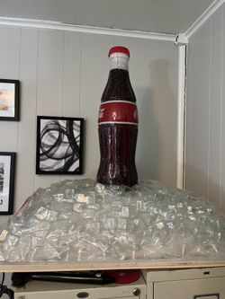 Vintage Lighted Coke display