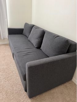 Modern Gray Queen Sleeper Sofa