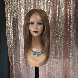 Beautiful Frontal Lace Caramel Human Hair 