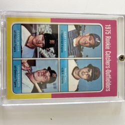 Topps 1975 Rookies Catchers And Outfielders