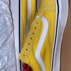 Old Skool Yellow Vans 