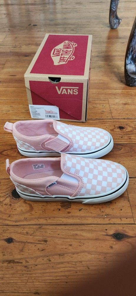 Toddler Girls Size 10 Van Shoes