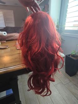 Red Wavy Wig