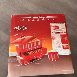 Vintage  Like New with Box Cuizen Classic Style Hot Dog Steamer