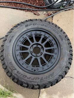 BF GOODRICH KO3 tire with Mayhem 20” wheel