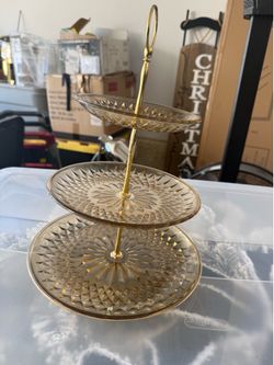 3 tier serving tray