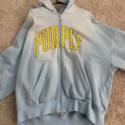 Purple hoodie