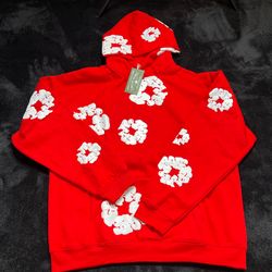 Red Hoodie Denim Tears