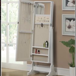 Storage Jewelry Cheval Mirror!  Lowest Prices Ever!
