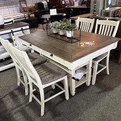Bolanburg Counter High Dining Table and Bar Stools Only $39 Down Payment 👉 PLEASE ASK FOR JON GREEN WHEN YOU ARRIVE!