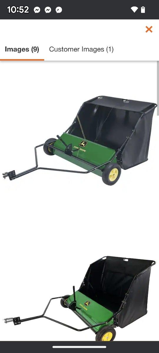 John Deer Lawn Sweeper