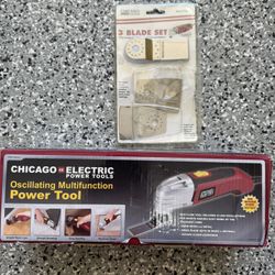 Electric Oscillating Multifunction Power Tool with blade set