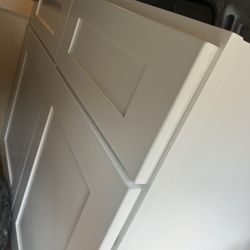 Bottom Two Drawer White Shaker Cabinet