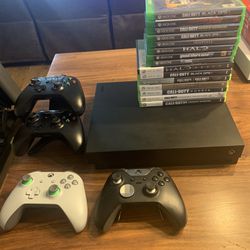 Xbox One X Huge Bundle Elite Controller 15 Games More