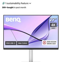 NEW BenQ MA270U 27” 4K 3840x2160 Monitor for MacBook®