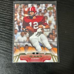 JOE NAMATH NFL CARD