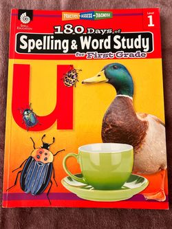 First Grade Workbook Bundle- science, math and spelling