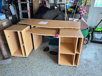 Computer desk with storage