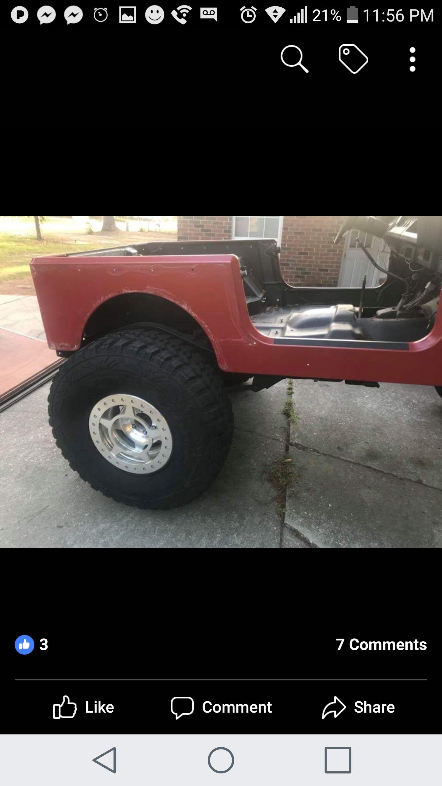 40 inch pro comp tires on Beadlocks. 40x13.5r17
