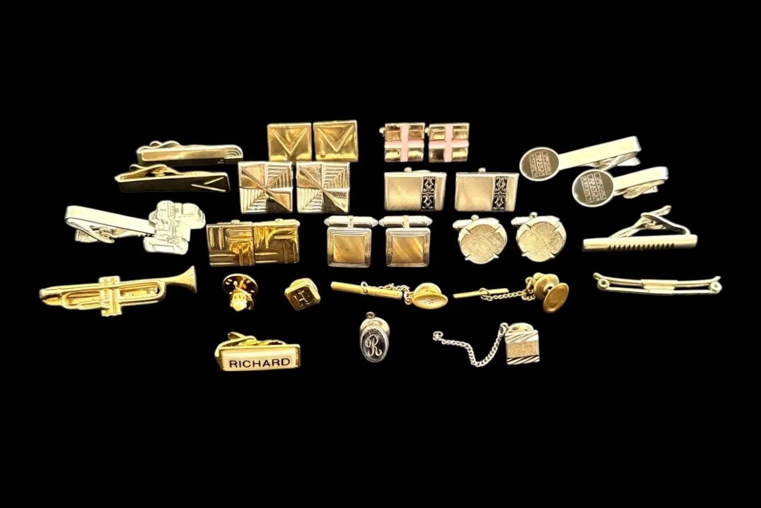 Tie Clips, Pins, & Cufflinks