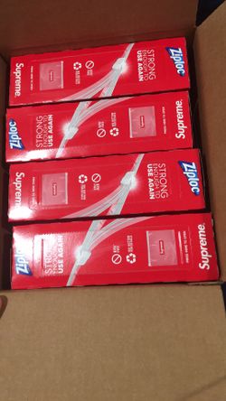SUPREME ZIPLOC BAGS (30 bags per box)