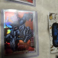 Lot Of Marvel Cards Including Beast Holofoil ("Masterpiece "