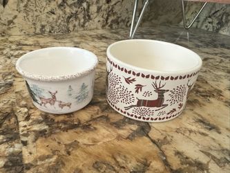 Cute Glass Christmas 🎄 Dishes 🦌 