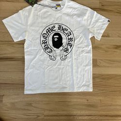 BAPE Chrome Hearts T - Shirt 