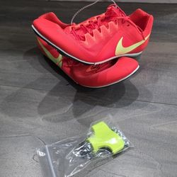 NEW Nike Zoom Rival Multi Track & Field Spikes-Bright Crimson (M10.5/W12)