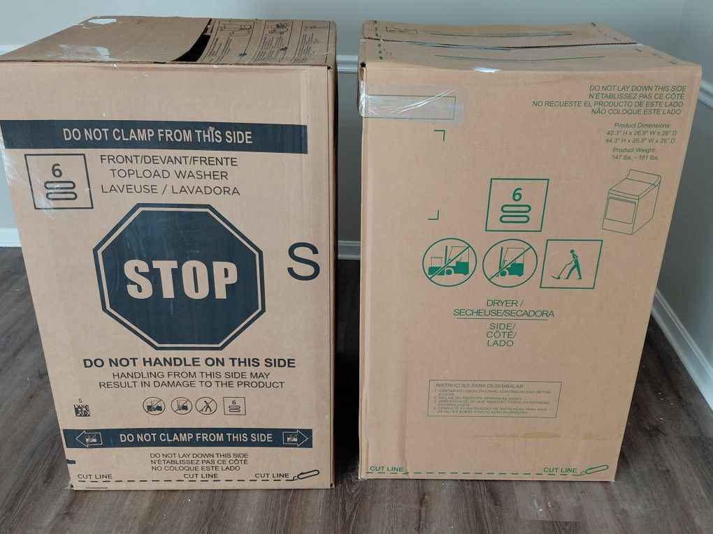 GE washer And Dryer Set