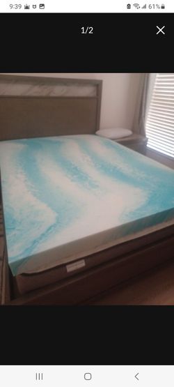 Gel Memory Foam Mattress Topper 4 inch