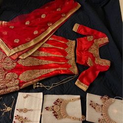 Indian Wedding Dress S Size 