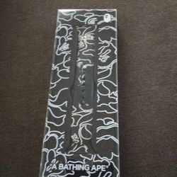 BAPE APPLE WATCH BAND ONYX