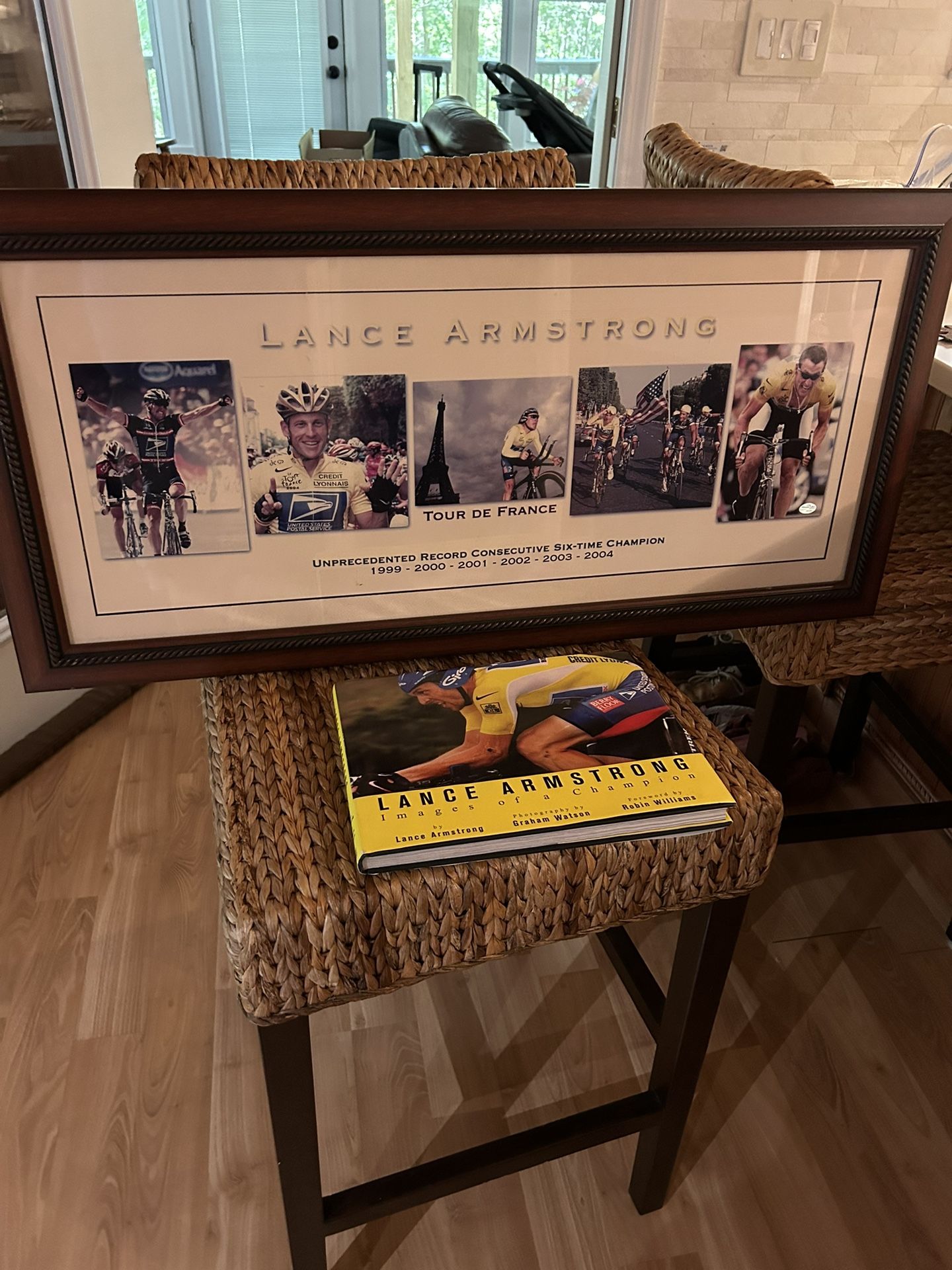 Lance Armstrong Tour De France Framed