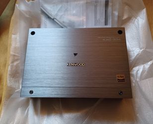 New Kenwood Class D 4 Channel Amplifier 