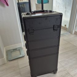 Like New Adjustable Height Portable Organizer With Wheels 