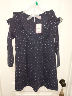 Girls Brand New Navy Dress Size XL/14-16